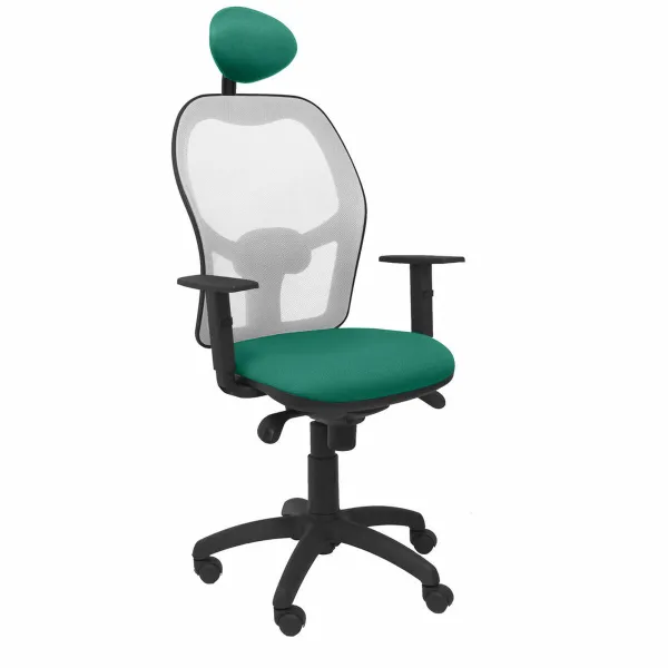 Office Chair with Headrest Jorquera Piqueras y Crespo ALI456C Emerald Green
