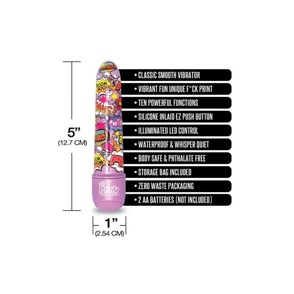 Bullet Vibrator NS Novelties Prints Charming Multicolour