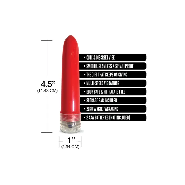 Bullet Vibrator NS Novelties Pleasure Package Red