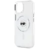 Karl Lagerfeld IML Metal Karl Head MagSafe - Case for iPhone 15 Plus (white)