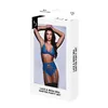 Underwear Set Baci Lingerie Garter & Panty Blue (M/L)