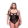 Leotard Baci Lingerie Sexy Strappy Lace Black