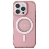 Guess IML Rhinestones MagSafe - Case for iPhone 16 Pro Max (Pink)