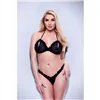 Underwear Set Baci Lingerie Crotchless G- Black 2 Pieces (M/L)