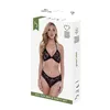 Underwear Set Baci Lingerie Bra & Panty Black (S/M)