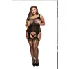 Crotchless Suspender Bodystocking Queen Size Baci Lingerie 00421 XL