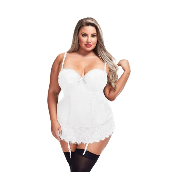 Corset Baci Lingerie White (XL/XXL)