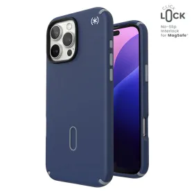 Speck Presidio2 Pro ClickLock & MagSafe - iPhone 16 Pro Max Case (Coastal Blue / Dust Gray / White)