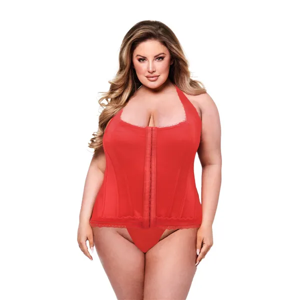 Leotard Baci Lingerie Red XL/XXL