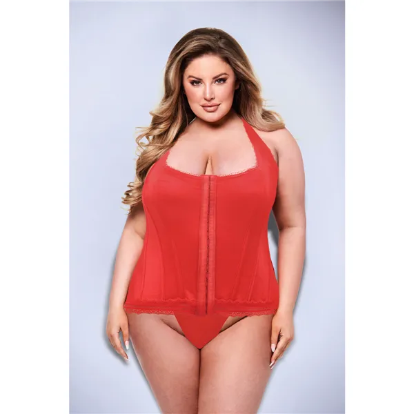 Leotard Baci Lingerie Red XL/XXL