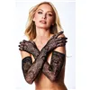 Gloves Baci Lingerie Allover Lace Opera Black