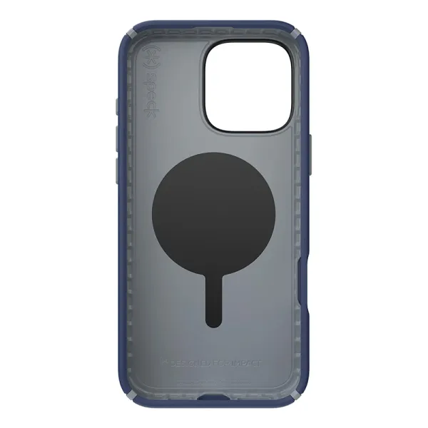 Speck Presidio2 Pro ClickLock & MagSafe - iPhone 16 Pro Max Case (Coastal Blue / Dust Gray / White)