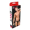 Thong Envy Lowrise Zip Black S/M