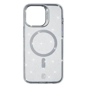 Cellularline Sparkle Mag - iPhone 15 Pro MagSafe Case (Transparent)