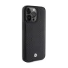 BMW Leather Diamond Pattern - Case for iPhone 15 Pro (Black)
