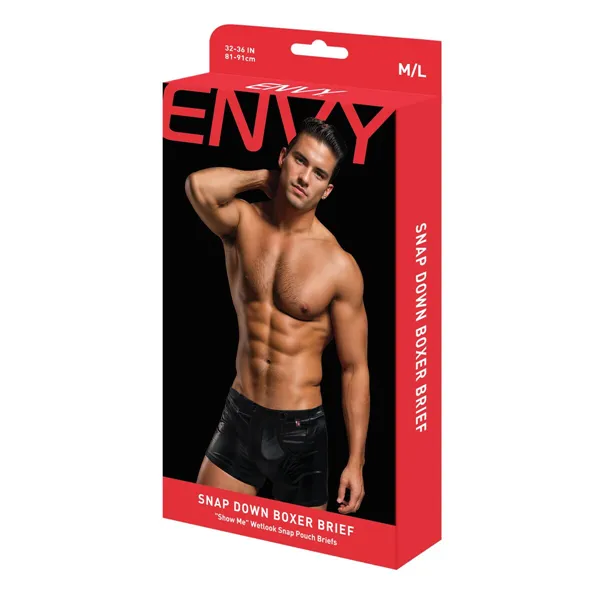 Men's Boxer Shorts Envy Black L/XL