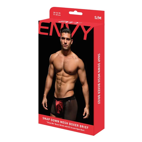 Men's Boxer Shorts Envy Black L/XL