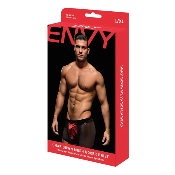 Men's Boxer Shorts Envy Black M/L