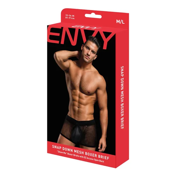 Men's Boxer Shorts Envy Black L/XL