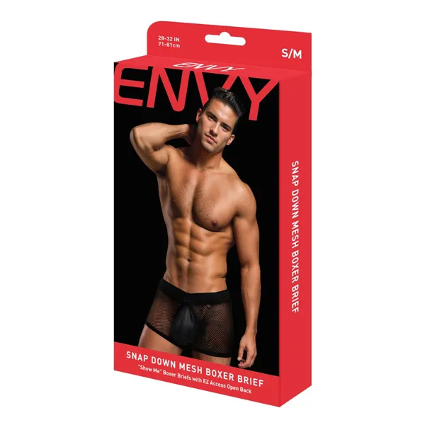 Men's Boxer Shorts Envy Black L/XL