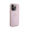 Guess Saffiano MagSafe - Case for iPhone 15 Pro (Pink)