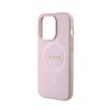 Guess Saffiano MagSafe - Case for iPhone 15 Pro (Pink)