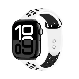 Crong Duo Sport - Apple Watch Band 38/40/41/42 mm (white/black)