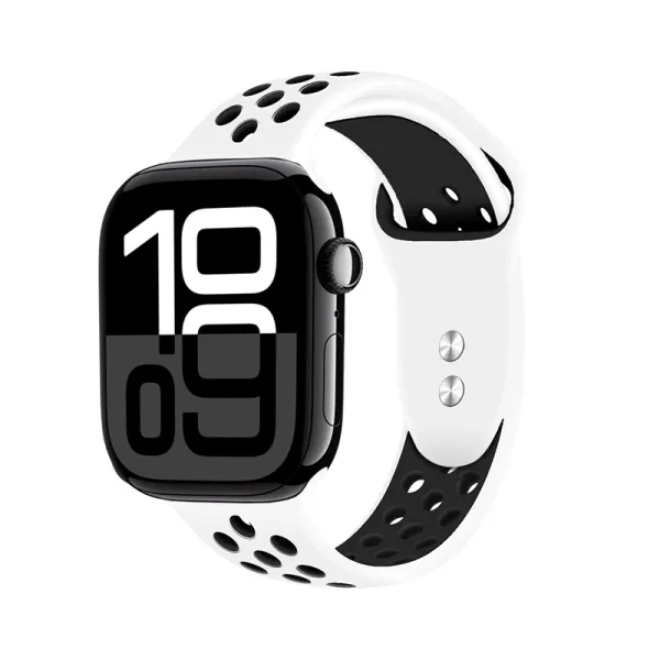 Crong Duo Sport - Apple Watch Band 38/40/41/42 mm (white/black)