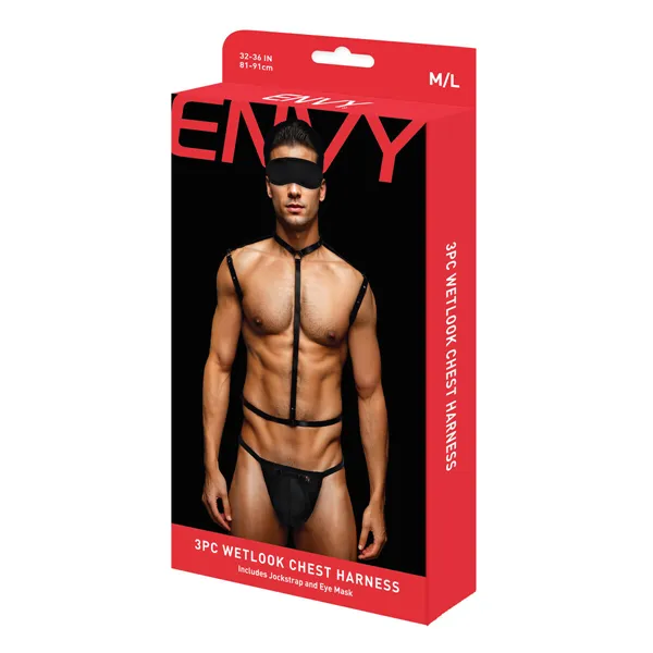 New Comers Strap Envy Black M/L Chest