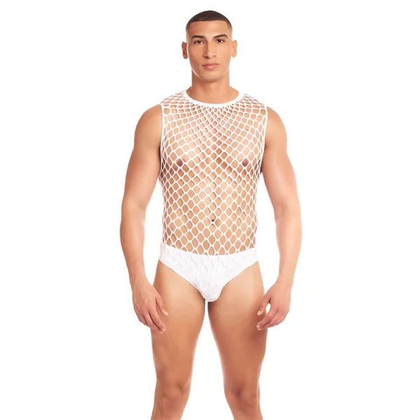 Underwear Set Rainbow Party White S/M