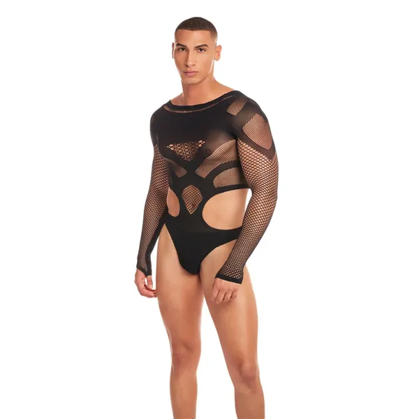 Leotard Rainbow Party Black L/XL