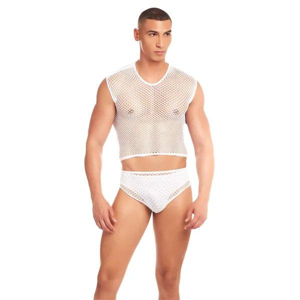 Underwear Set Rainbow Party White L/XL