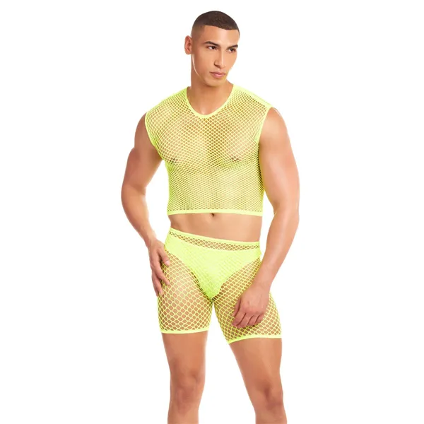 Underwear Set Rainbow Party Yellow S/M