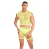 Underwear Set Rainbow Party Yellow S/M