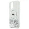 Karl Lagerfeld Liquid Glitter Karl Head MagSafe - Case for iPhone 16 (transparent)