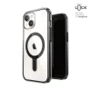 Speck Presidio Perfect-Clear ClickLock & MagSafe - iPhone 17e / 16e / 15 / 14 / 13 Case (Clear / Frosted Black / Slate Gray)