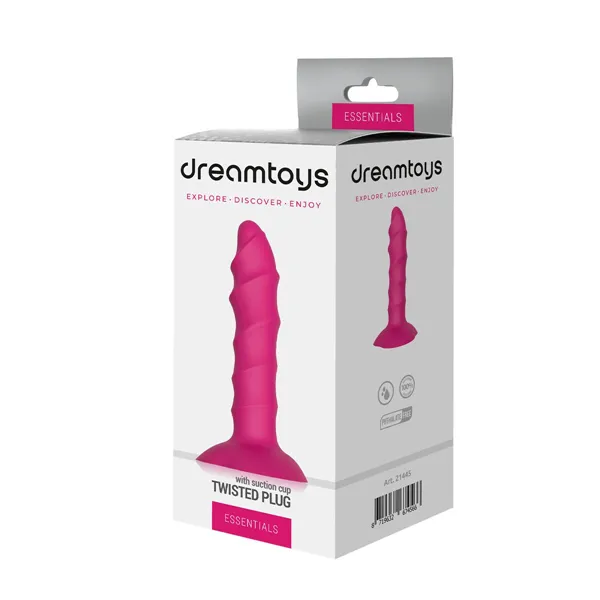 Anal plug Dream Toys Essentials Twisted Pink