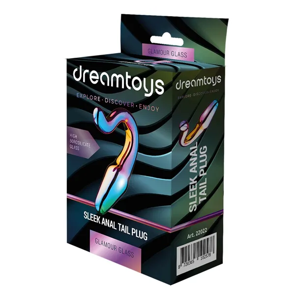 Anal plug Dream Toys Glamour Glass Multicolour