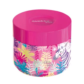 Quokka Whim Kids Food Jar - Thermal Lunchbox / Lunch Thermos for Kids 369 ml (Zebras)