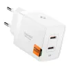 Spigen Essential EE472EU GaN Pro - 2x USB-C 47W Wall Charger (White)