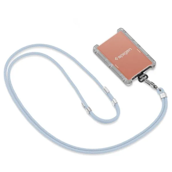 Spigen Universal Strap Set Crossbody & Wrist - Phone Strap for Shoulder & Wrist (Mute Blue)