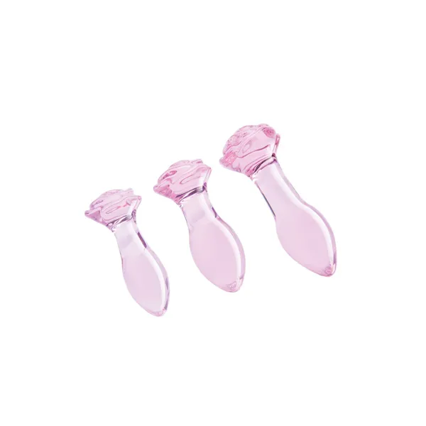 Anal plug Dream Toys Glaze Pink 3 Pieces