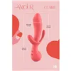 Classic Vibrator Dream Toys Amour Triple Pleasure Pink