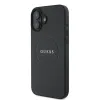 Guess Grained Ring MagSafe - Case iPhone 16 Plus (black)