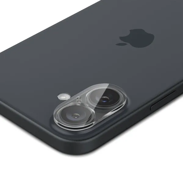 Spigen Optik GLAS.TR Camera Protector 2-Pack - Lens Protector for iPhone 16 / 16 Plus (2 pcs) (Clear)