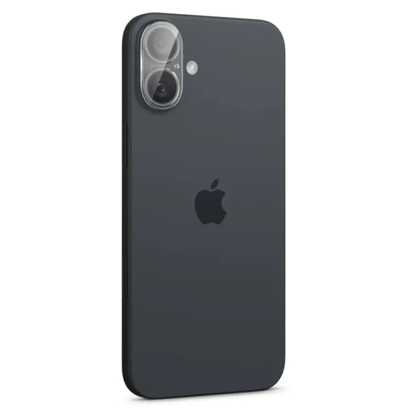 Spigen Optik GLAS.TR Camera Protector 2-Pack - Lens Protector for iPhone 16 / 16 Plus (2 pcs) (Clear)