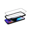 Crong Anti-Bacterial 3D Armor Glass - 9H Full Glue Tempered Glass for iPhone 16 Pro + Installation Frame