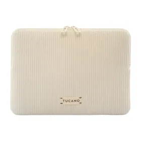 TUCANO Velluto 2 - Cover for MacBook Air 13" (M4/M3/M2/M1/2025-2018) / Pro 13" / Laptop 12" (cream)
