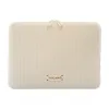 TUCANO Velluto 2 - Cover for MacBook Air 13" (M4/M3/M2/M1/2025-2018) / Pro 13" / Laptop 12" (cream)