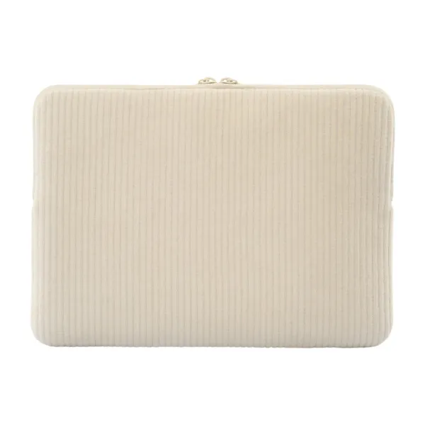 TUCANO Velluto 2 - Cover for MacBook Air 13" (M4/M3/M2/M1/2025-2018) / Pro 13" / Laptop 12" (cream)